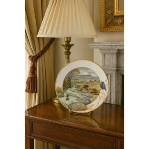 Vintage Franklin Porcelain Plate A Secluded Stream in November 1979